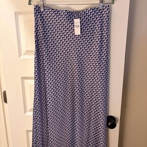 Loft Blue Geometric Women's Skirt